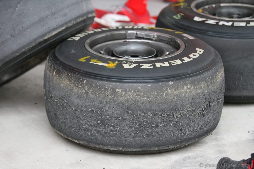 GP Corea, Saturday, The Bridgestone of Ferrari