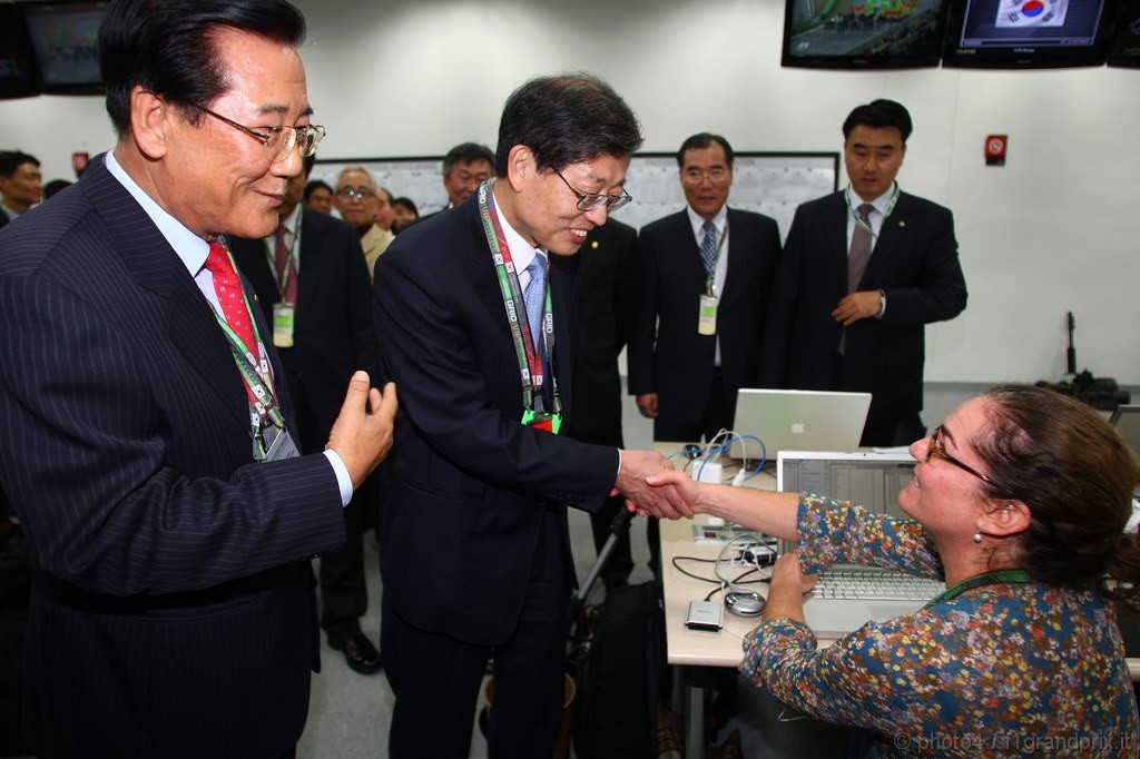 GP Corea, Domenica, Kim Hwang Stk, Primer Minister of South Korea e Eliana Cortella, PHOTO 4