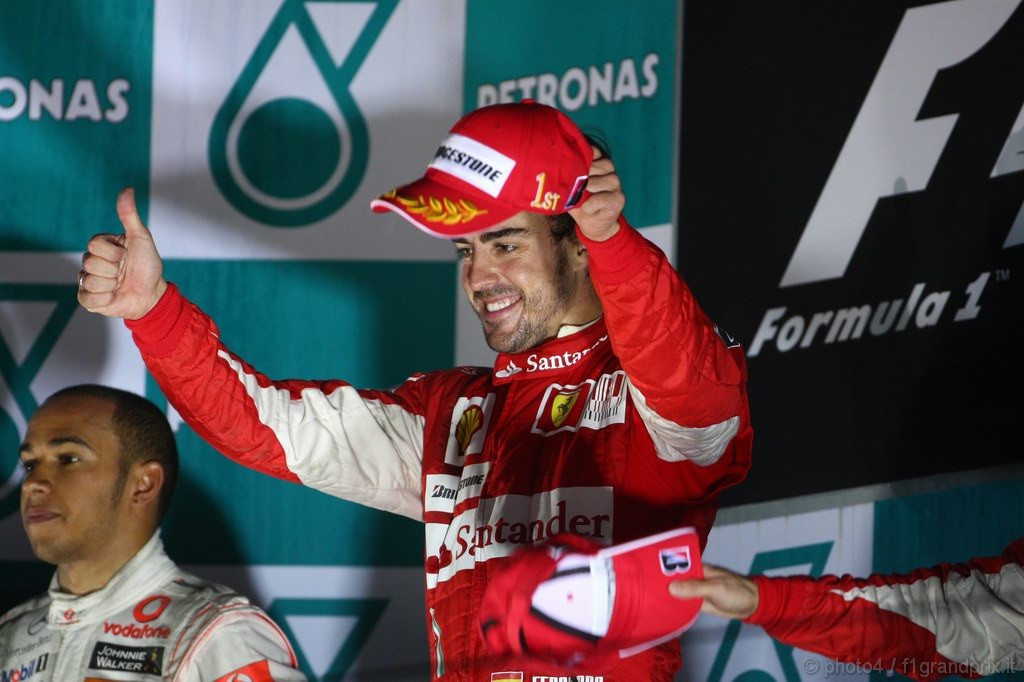 GP Corea, Gara, Fernando Alonso (ESP), Ferrari, F10 vincitore