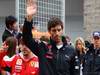 GP Corea, Domenica, Mark Webber (AUS), Red Bull Racing, RB6 at drivers parade  