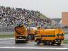 GP Corea, Gara, Trucks on the track to clear