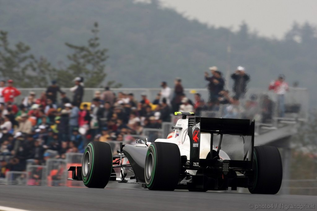 GP Corea, Prove Libere 3, Sabato, Kamui Kobayashi (JAP), BMW Sauber F1 Team, C29 