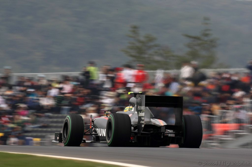 GP Corea, Prove Libere 3, Sabato, Bruno Senna (BRA), Hispania Racing F1 Team (HRT), F110 