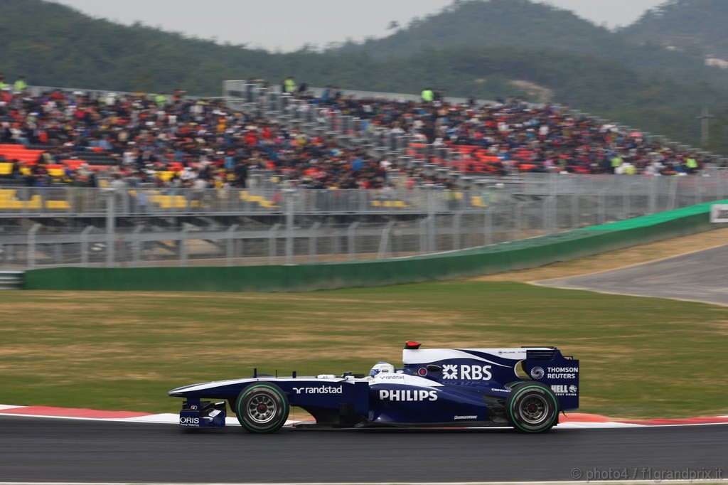 GP Corea, Prove Libere 3, Sabato, Rubens Barrichello (BRA), Williams, FW32 