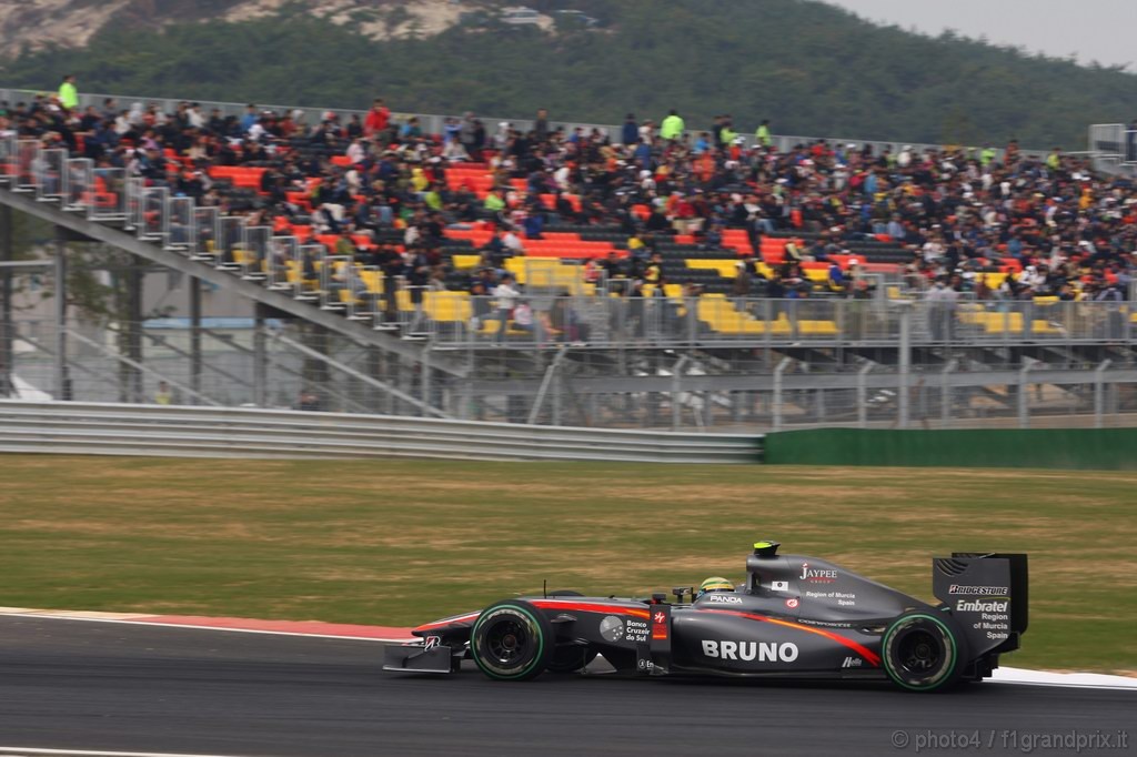 GP Corea, Prove Libere 3, Sabato, Bruno Senna (BRA), Hispania Racing F1 Team (HRT), F110