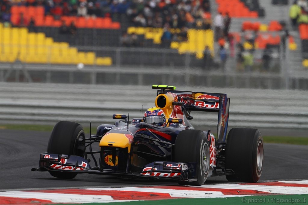GP Corea, Prove Libere 3, Sabato, Mark Webber (AUS), Red Bull Racing, RB6 