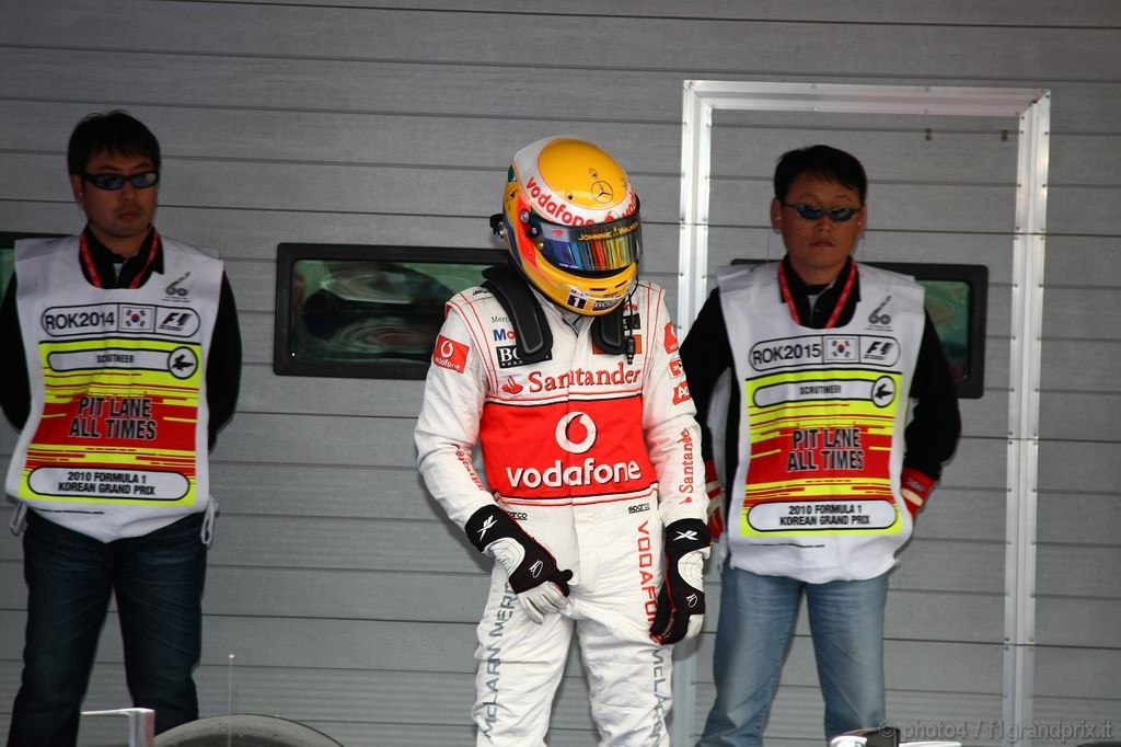 GP Corea, Qualifiche, Lewis Hamilton (GBR), McLaren Mercedes, MP4-25