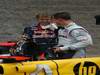 GP Corea, Qualifiche, Sebastian Vettel (GER), Red Bull Racing, RB6 pole position e Michael Schumacher (GER), Mercedes GP  F1 Team, MGP W01 