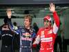 GP Corea, Qualifiche, Sebastian Vettel (GER), Red Bull Racing, RB6 pole position e Fernando Alonso (ESP), Ferrari, F10 terzo 