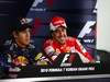 GP Corea, Qualifiche, Conferenza Stampa , Sebastian Vettel (GER), Red Bull Racing, RB6 pole position e Fernando Alonso (ESP), Ferrari, F10 terzo 