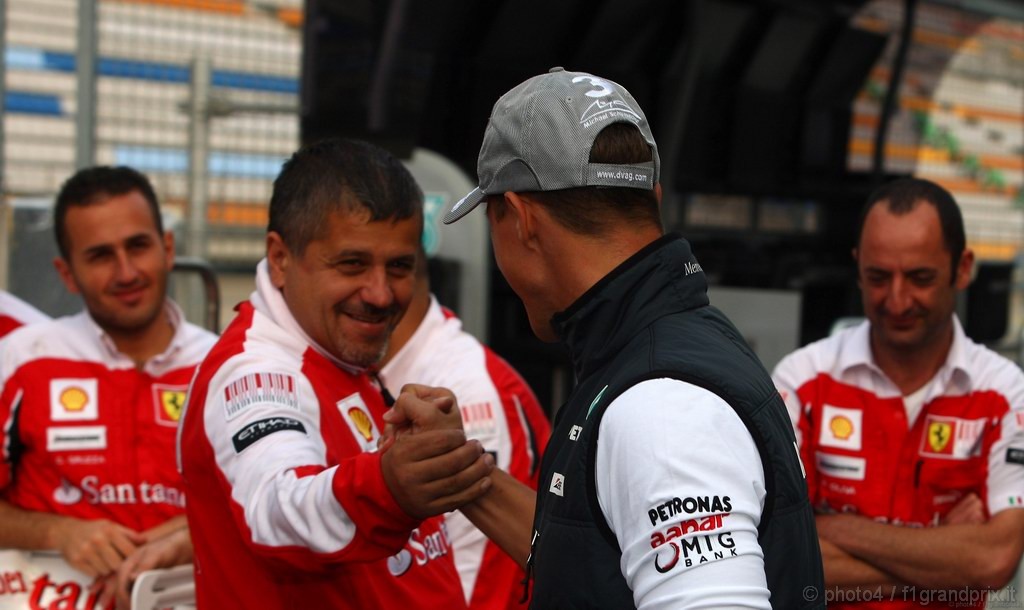 GP Corea, Giovedi', Michael Schumacher (GER), Mercedes GP F1 Team, MGP W01