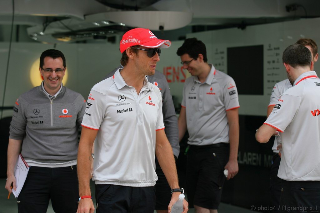 GP Corea, Giovedi', Jenson Button (GBR), McLaren Mercedes, MP4-25