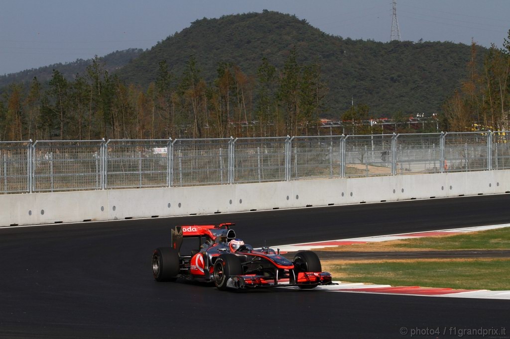 GP Corea, Prove Libere 1, Venerdi', Jenson Button (GBR), McLaren  Mercedes, MP4-25 