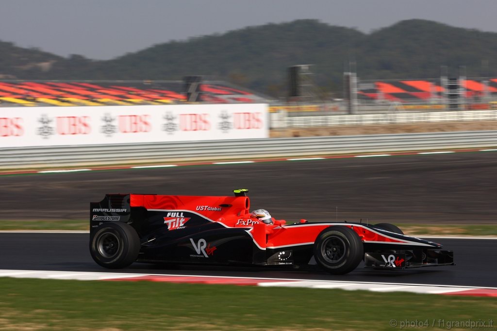 GP Corea, Prove Libere 1, Venerdi', Jerome D'Ambrosio (BEL), Test Driver Virgin Racing, VR-01  