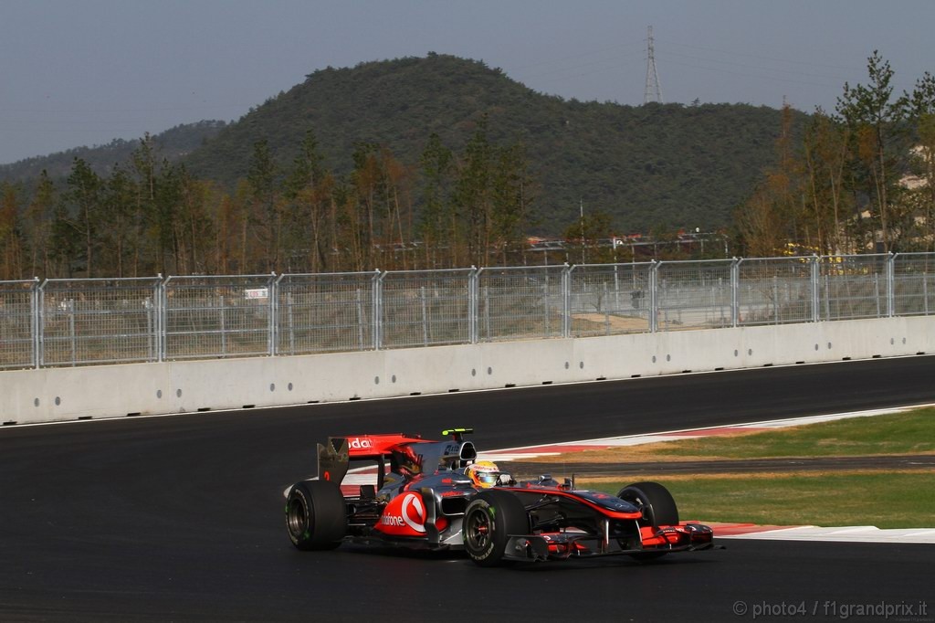 GP Corea, Prove Libere 1, Venerdi', Lewis Hamilton (GBR), McLaren  Mercedes, MP4-25 