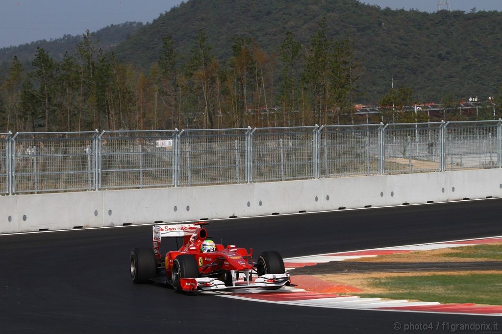 GP Corea, Prove Libere 1, Venerdi', Felipe Massa (BRA), Ferrari, F10 