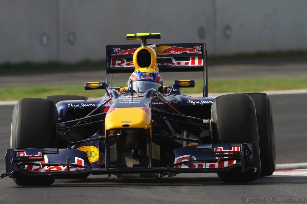 GP Corea, Prove Libere 1, Venerdi', Mark Webber (AUS), Red Bull Racing, RB6