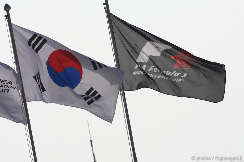 GP Corea, Prove Libere 1, Venerdi', Korean flag 