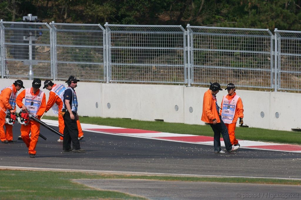 GP Corea, Prove Libere 1, Venerdi', Atmosfera