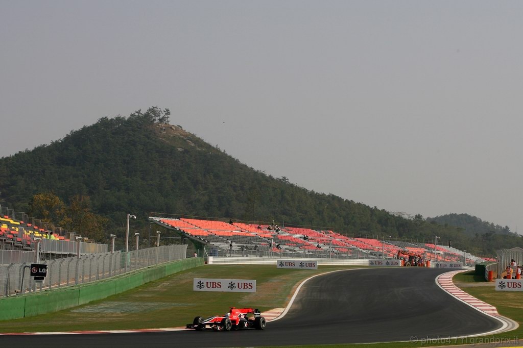 GP Corea, Prove Libere 1, Venerdi', Timo Glock (GER), Virgin Racing, VR-01