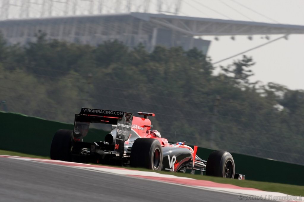GP Corea, Prove Libere 1, Venerdi', Timo Glock (GER), Virgin Racing, VR-01