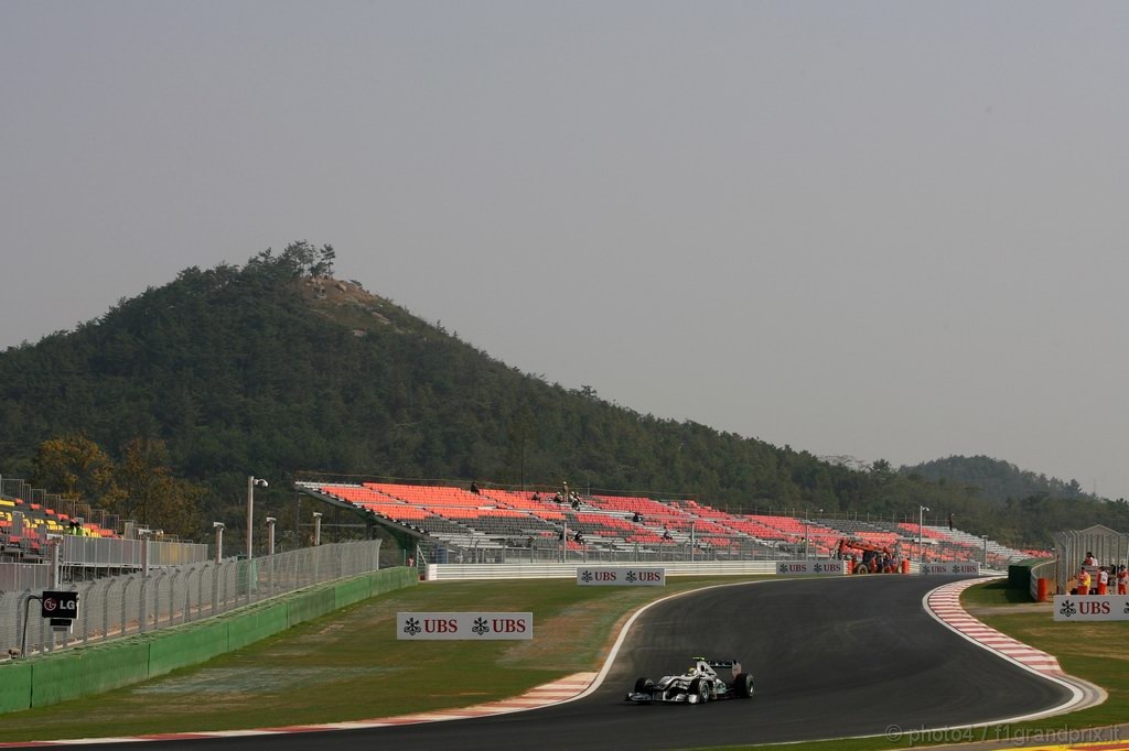GP Corea, Prove Libere 1, Venerdi', Nico Rosberg (GER), Mercedes GP F1 Team, MGP W01 