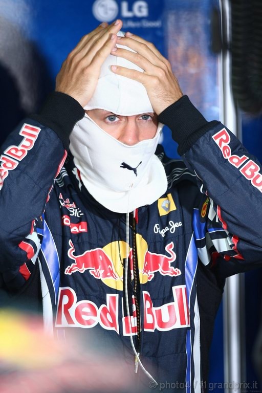GP Corea, Prove Libere 1, Venerdi', Sebastian Vettel (GER), Red Bull Racing, RB6 
