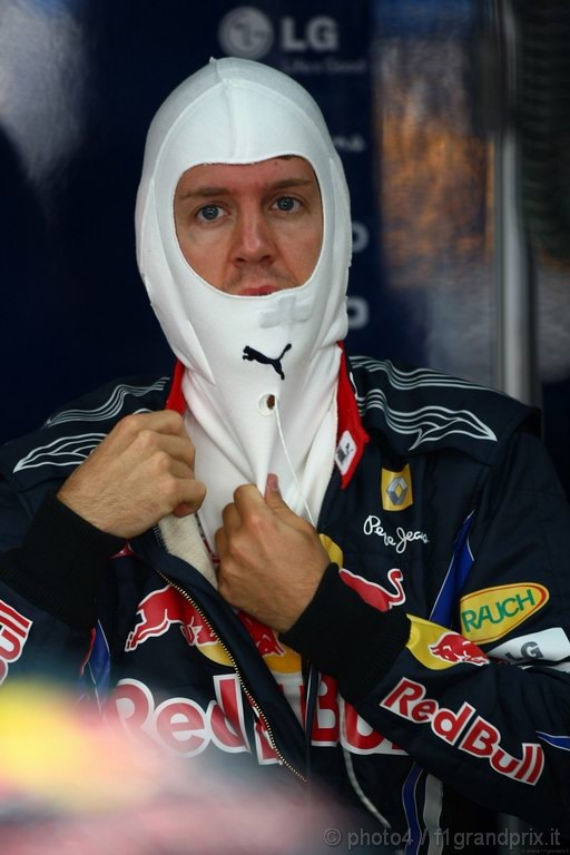 GP Corea, Prove Libere 1, Venerdi', Sebastian Vettel (GER), Red Bull Racing, RB6 