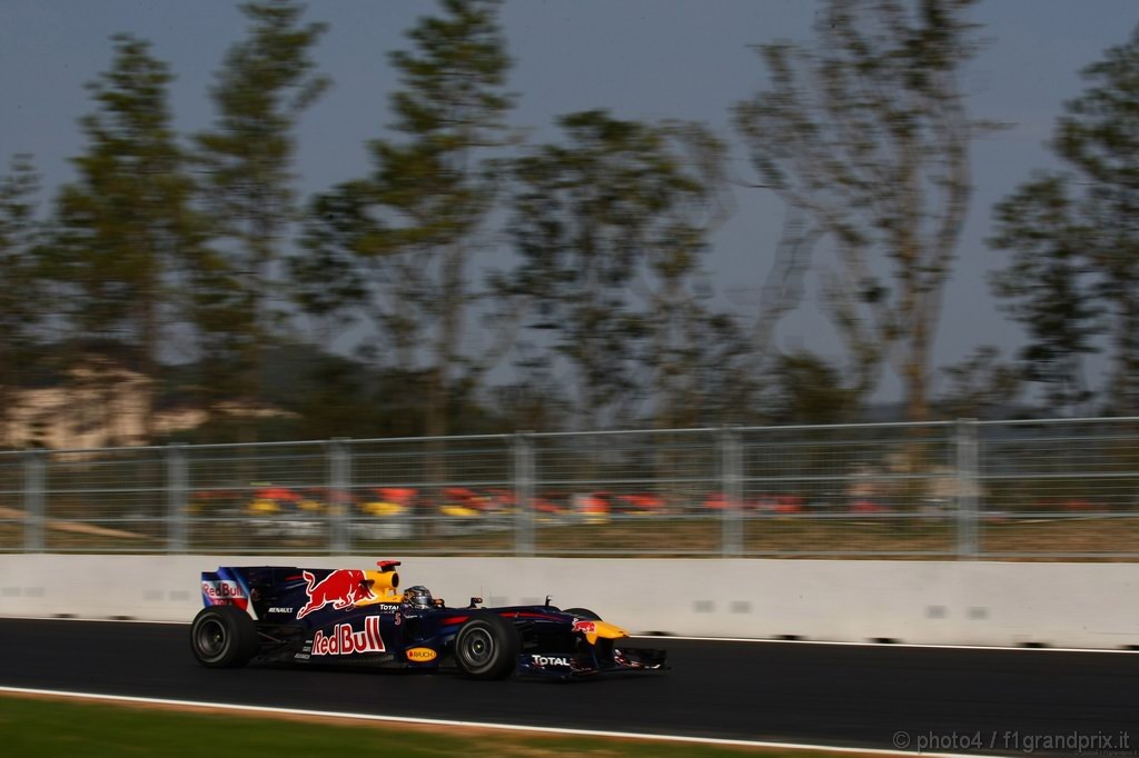 GP Corea, Prove Libere 1, Venerdi', Sebastian Vettel (GER), Red Bull Racing, RB6