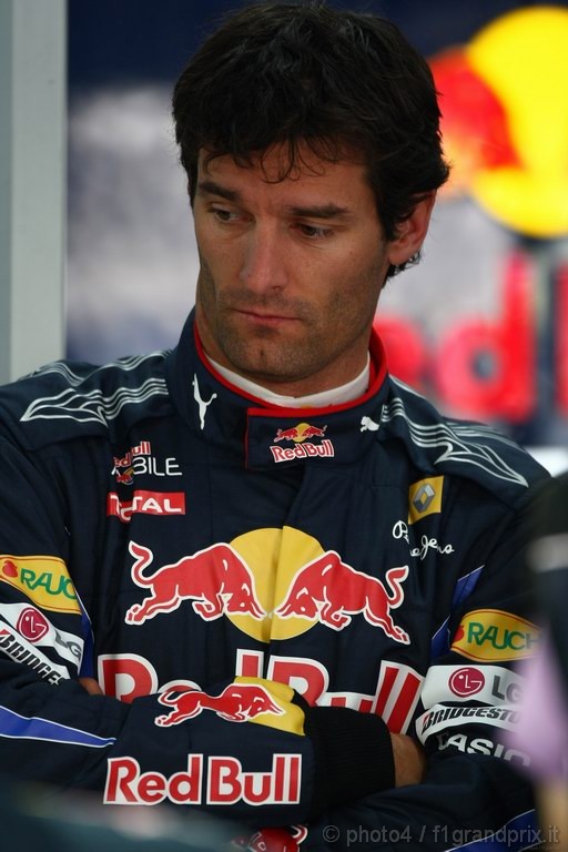 GP Corea, Prove Libere 1, Venerdi', Mark Webber (AUS), Red Bull Racing, RB6 