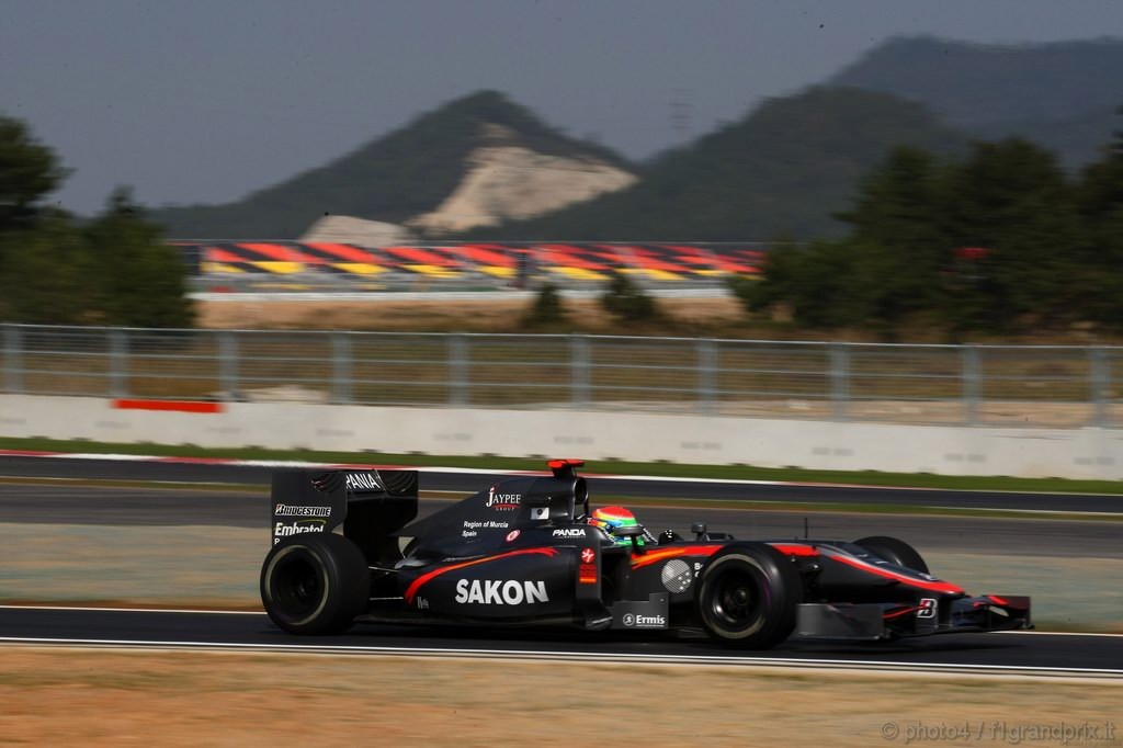 GP Corea, Prove Libere 1, Venerdi', Sakon Yamamoto (JPN), Hispania Racing F1 Team (HRT), F110