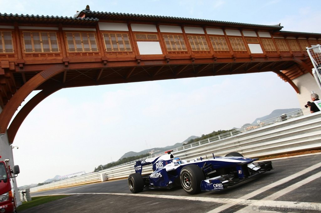GP Corea, Prove Libere 2, Venerdi', Rubens Barrichello (BRA), Williams, FW32
