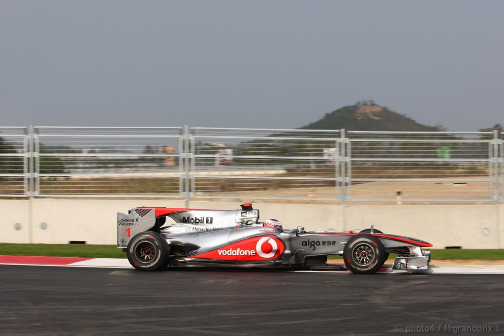 GP Corea, Prove Libere 2, Venerdi', Jenson Button (GBR), McLaren  Mercedes, MP4-25 