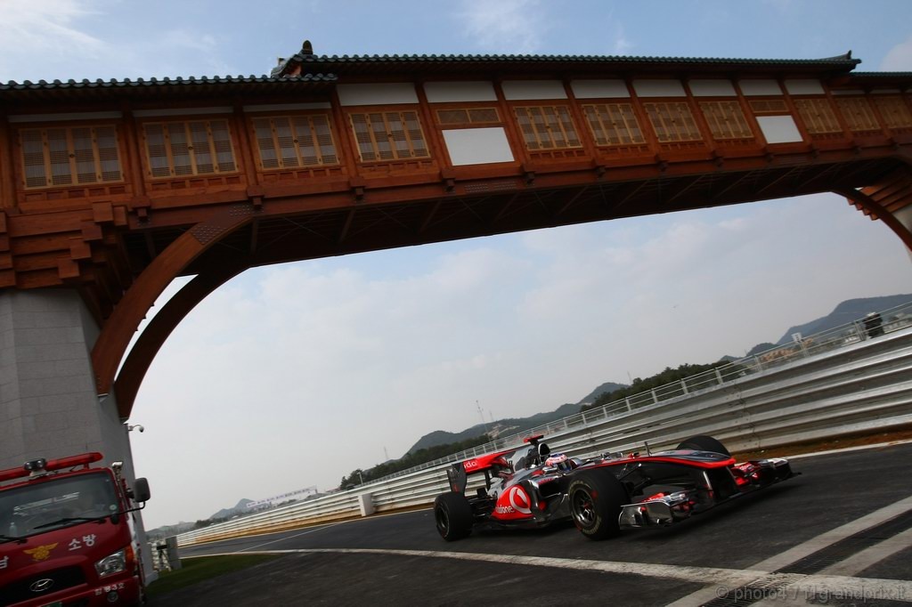 GP Corea, Prove Libere 2, Venerdi', Jenson Button (GBR), McLaren  Mercedes, MP4-25 