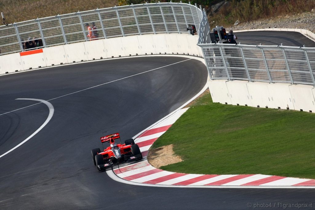 GP Corea, Prove Libere 2, Venerdi', Lucas Di Grassi (BRA), Virgin Racing, VR-01 