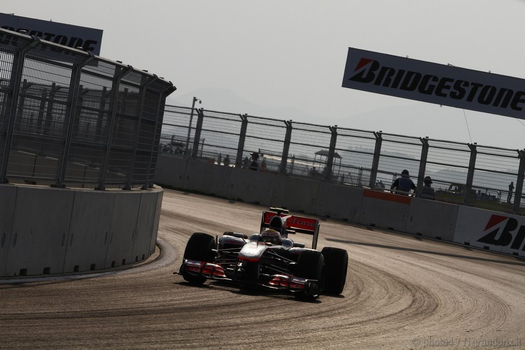 GP Corea, Prove Libere 2, Venerdi', Lewis Hamilton (GBR), McLaren  Mercedes, MP4-25 