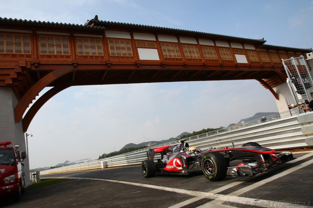 GP Corea, Prove Libere 2, Venerdi', Lewis Hamilton (GBR), McLaren  Mercedes, MP4-25 