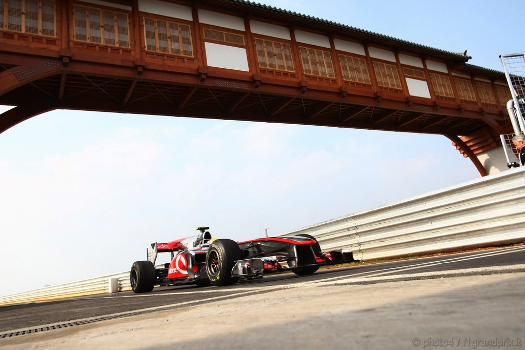 GP Corea, Prove Libere 2, Venerdi', Lewis Hamilton (GBR), McLaren  Mercedes, MP4-25 