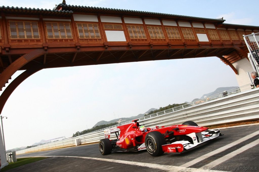 GP Corea, Prove Libere 2, Venerdi', Felipe Massa (BRA), Ferrari, F10