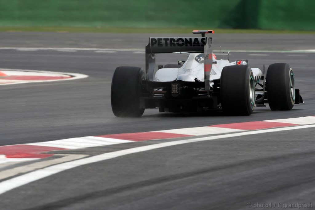 GP Corea, Prove Libere 2, Venerdi', Michael Schumacher (GER), Mercedes GP F1 Team, MGP W01