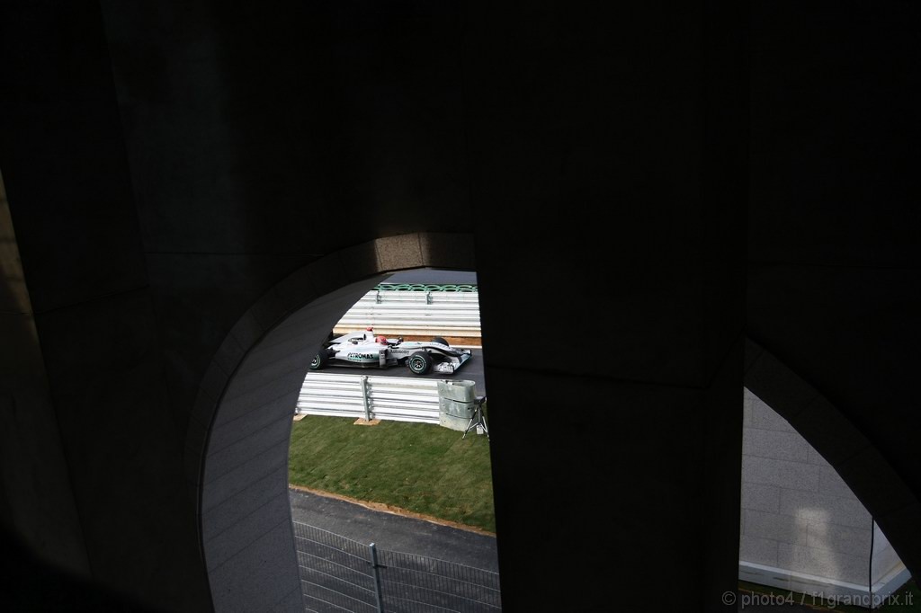 GP Corea, Prove Libere 2, Venerdi', Michael Schumacher (GER), Mercedes GP F1 Team, MGP W01