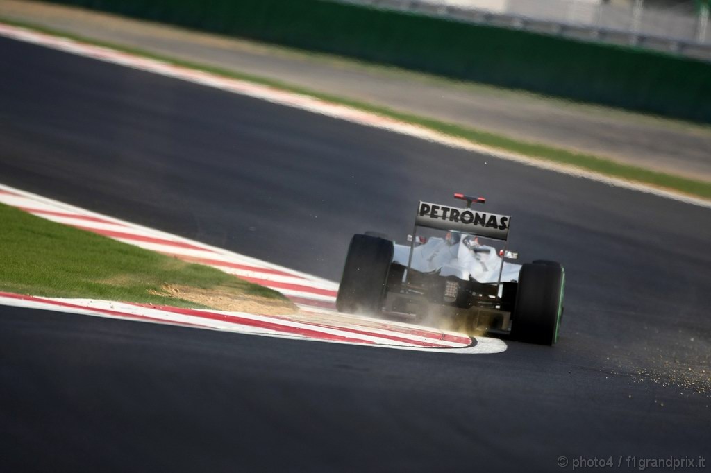 GP Corea, Prove Libere 2, Venerdi', Michael Schumacher (GER), Mercedes GP F1 Team, MGP W01
