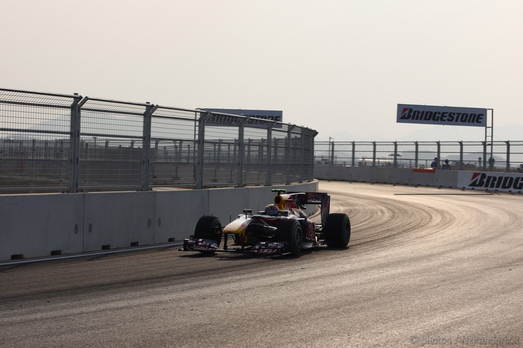 GP Corea, Prove Libere 2, Venerdi', Mark Webber (AUS), Red Bull Racing, RB6