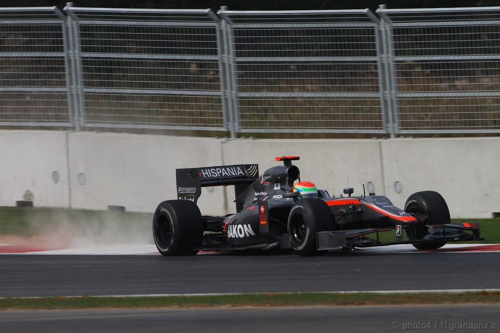 GP Corea, Prove Libere 2, Venerdi', Sakon Yamamoto (JPN), Hispania Racing F1 Team (HRT), F110