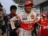 GP Corea, Giovedi', Mark Webber (AUS), Red Bull Racing, RB6 e Jenson Button (GBR), McLaren  Mercedes, MP4-25 