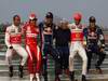 GP Corea, Giovedi', The five Championship contenders line up for a photo: Lewis Hamilton (GBR), McLaren Mercedes, MP4-25, Fernando Alonso (ESP), Ferrari, F10, Mark Webber (AUS), Red Bull Racing, RB6, Jenson Button (GBR), McLaren Mercedes, MP4-25 e Sebastian Vettel (GER), Red Bull Racing, RB6 e Bernie Ecclestone (GBR), President e CEO of Formula One Management