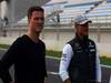 GP Corea, Giovedi', Ralf Schumacher (GER) e Michael Schumacher (GER), Mercedes GP F1 Team, MGP W01