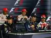 GP Corea, Giovedi', Conferenza Stampa, Lewis Hamilton (GBR), McLaren  Mercedes, MP4-25, Jenson Button (GBR), McLaren  Mercedes, MP4-25, Sebastian Vettel (GER), Red Bull Racing, RB6, Mark Webber (AUS), Red Bull Racing, RB6 e Fernando Alonso (ESP), Ferrari, F10 