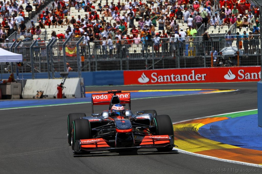 GP Europa, Gara, Jenson Button (GBR), McLaren  Mercedes, MP4-25 