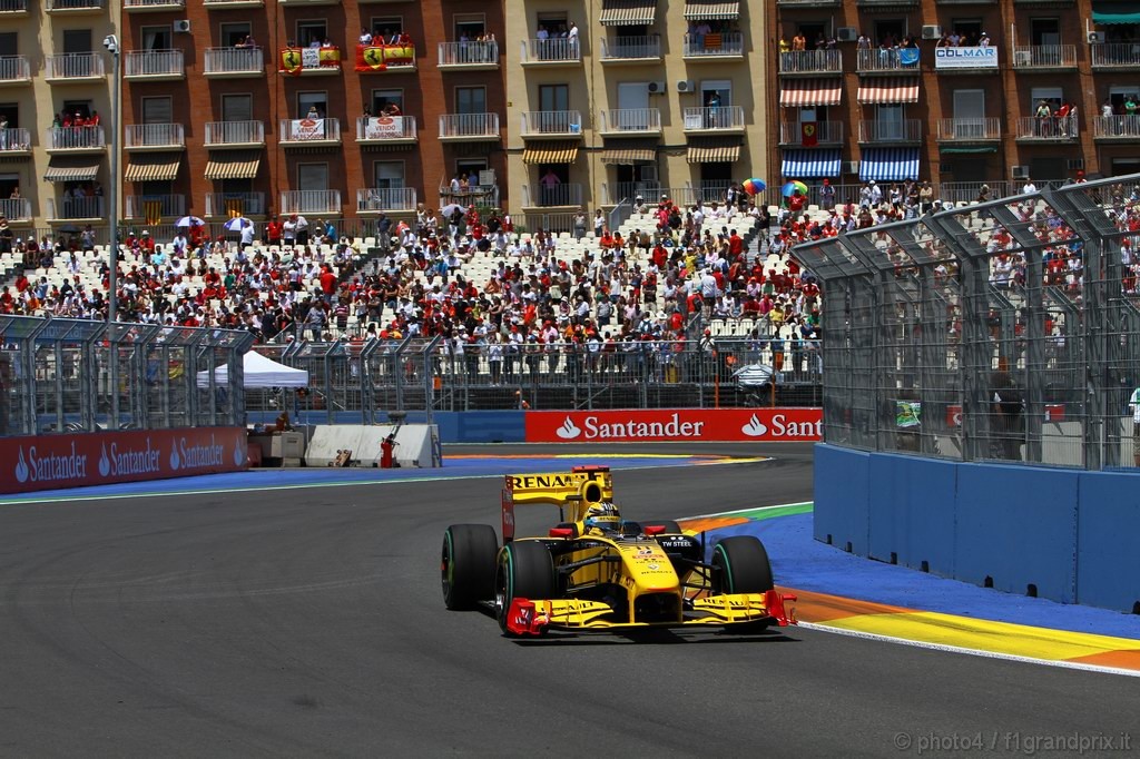 GP Europa, Gara, Robert Kubica (POL), Renault F1 Team, R30 